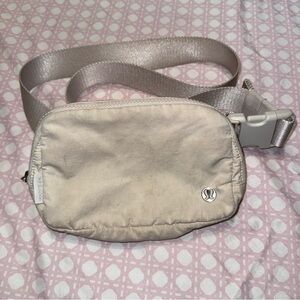 Lululemon Cream Crossbody Bag
